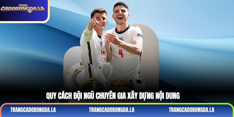 Quy cách đội ngũ chuyên gia xây dựng nội dung