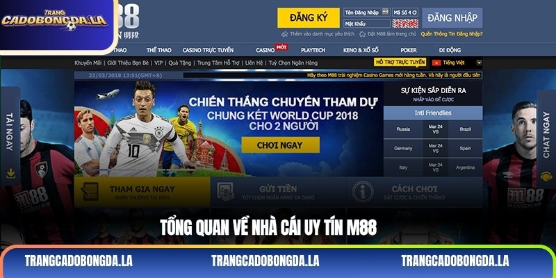 Tổng quan về nhà cái uy tín M88